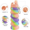 konlongzan Collapsible Water Bottles 2 pack Travel Water Bottle Portable
