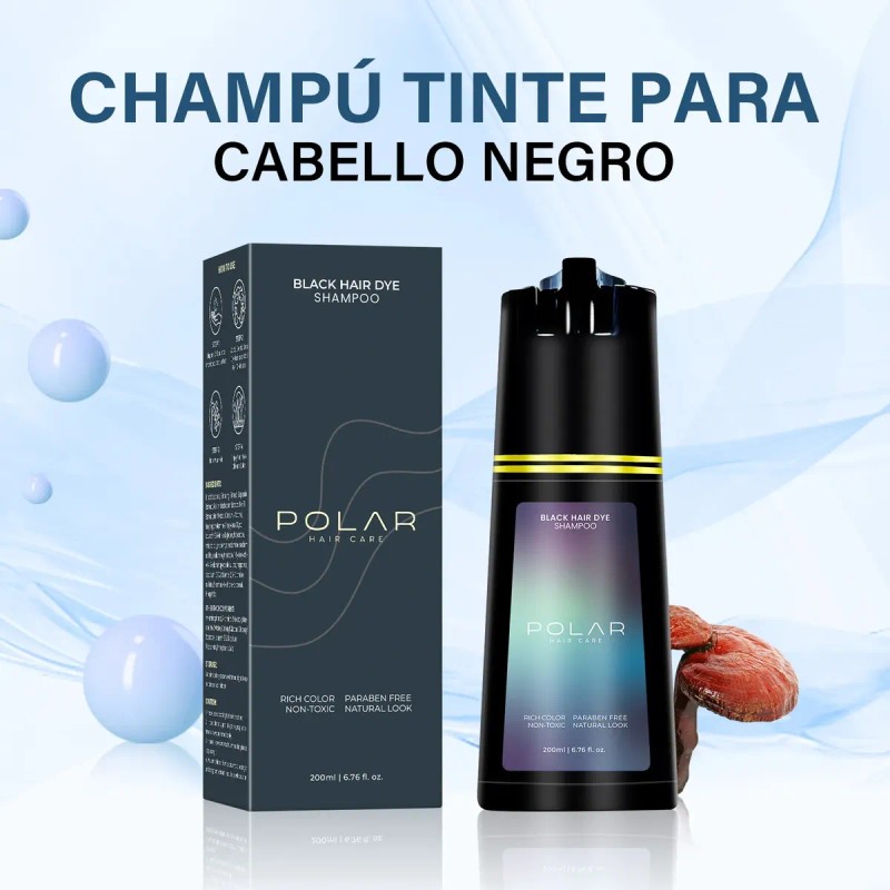 Shampoo Tinte Instantáneo Cubre Canas Natural Fácil 200ml