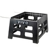 VIVO Black Plastic Beehive Stand for 10 Frame Langstroth Hives,
