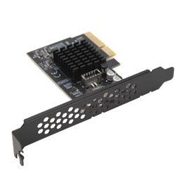PCIe USB 3.2 Gen 2 Expansion Card, ASMedia ASM3242, 20Gbps Data, for Win 10 11, OS X, with 20G Cable and HDD Enclosure Support