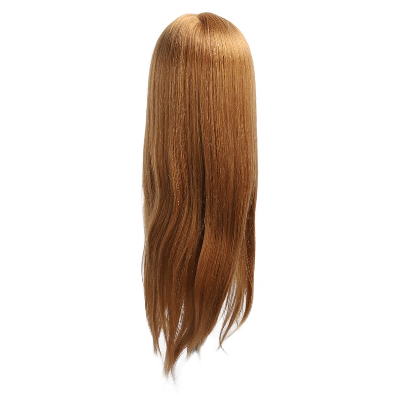 Hairdressing Mannequin Head 85 Percent Real Hair Flexible Multipurpose Hair