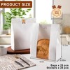 25PCS Paper Bread Bags, Large Sourdough Bread Bags for Homemade
