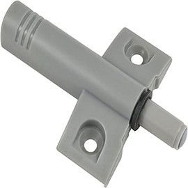 The Home Fusion Company Damper Buffer Soft Close for Cabinet Cupboard Doors Draws Quite Closure Grey