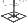 5 Tier Freestanding Metal Hat Organizer Rack with 20 Hookers,