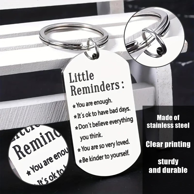 COACOM 1 small memory keyring, 1 jewellery box, inspirational creative