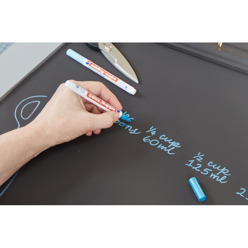 edding 4085 Chalk Marker – Blue Metallic – 1 Chalk