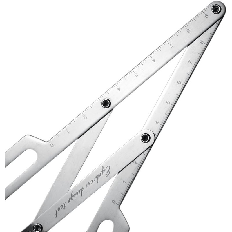 ATOMUS Eyebrow Stencil Positioning DIY Ruler Calipers Microblading Supplies Shaper