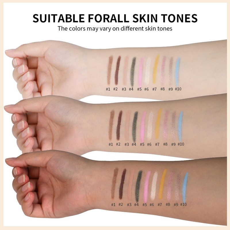 Erinde Dark Brown Matte Eyeshadow Pen, Matte Eyeshadow Stick, Waterproof