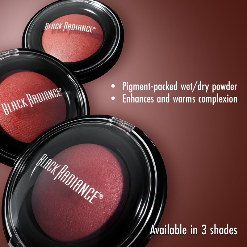 Black Radiance Artisan Color Baked Blush 8306 Toasted Almond, .1