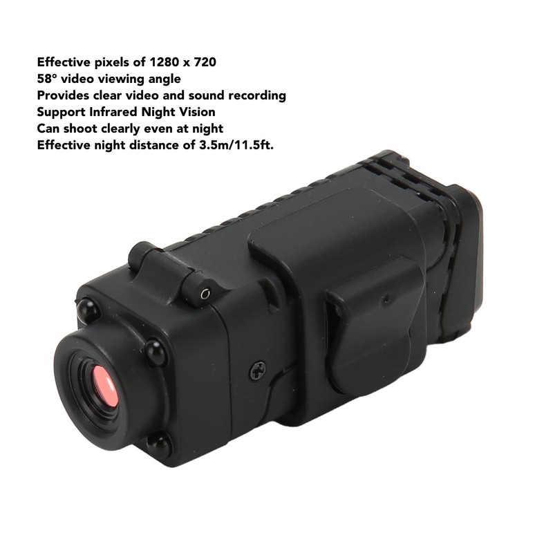 Mini Body Camera HD Night Vision Motion Detection 90 Degree