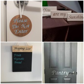 3 Inch Alphabet Letter Stencils - 70 Pack Letter Number Stencil Templates with Signs for Painting on Wood, Reusable Calligraphy Letters Stencils for Chalkboard Fabric Wood Signs