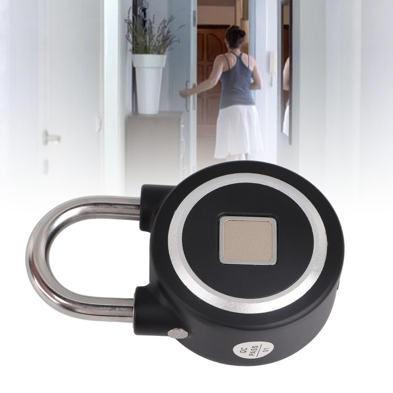 Fingerprint Padlock for Locker Drawer Office Gym, App Control, IP65,