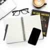 WHTYEFZ Ah Look Another Dumpster Fire Horizontal Lined Spiral Notebook,