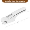 Trywise 4-in-1 garlic press, garlic peeler, garlic press with easy