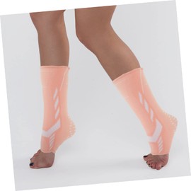 Mobestech 1pair Comfortable Compression Ankle Socks for Plantar Fasciitis Relief Breathable Elastic Foot Support Sleeve for Women Lightweight Design for Sports and Daily Use