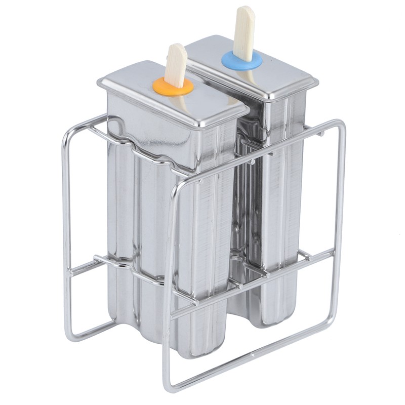 Stainless Steel Molds Ice Cream Mould Home Kitchen DIY Ice