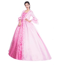 Custom Marie Antoinette Rococo Gown (L, Color4)