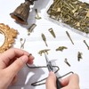 KitBeads 100Pcs 20 Styles Wrench Hammer Charms Antique Bronze Sewing