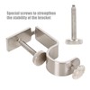 Outside Mounted Blinds Curtain Rod Bracket (Only Fit for 1.3-2