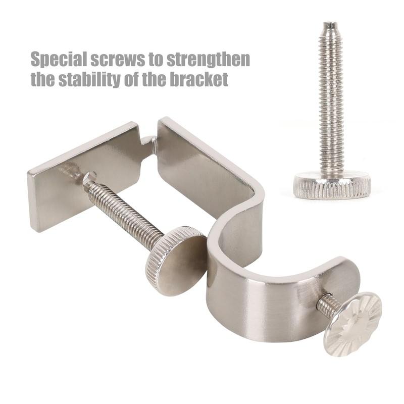 Outside Mounted Blinds Curtain Rod Bracket (Only Fit for 1.3-2