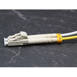 12 Meter Multimode Duplex Fiber Optic Cable (62.5/125) - LC to LC - Orange