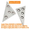 waltyotur Solid Angle Plate Set Industrial Tools 2 Pcs Triangle