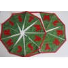 Merry Christmas Bunting Green and Red 10ft Long