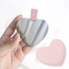 Compact Stainless Steel Mirror, Heart Shaped Shatterproof Pocket Mirror with
