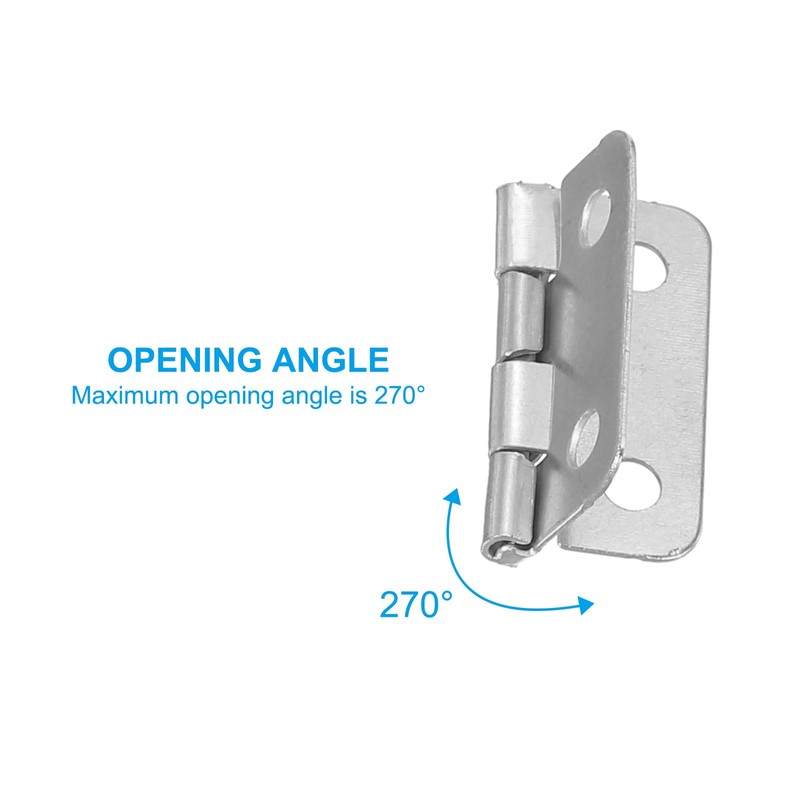 PATIKIL Small Butt Hinges 3/4 Inch, 10 Pack Mini Jewelry