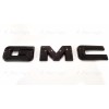 Auto Front & Rear GMC Gloss Black OVERLAY Emblem Badge