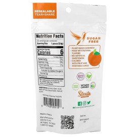Stevita Naturals, Sugar Free Hard Candy, Outrageous Orange, 3 oz (85 g)