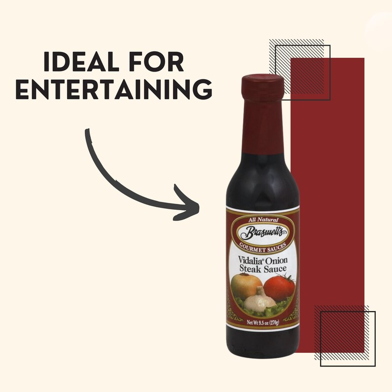 Braswell's Vidalia Onion Steak Sauce 9.5 Oz