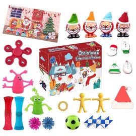Christmas Countdown Calendar Toy Advent Calendar Gift Box Sensory Toy for Xmas Holiday Party Favor