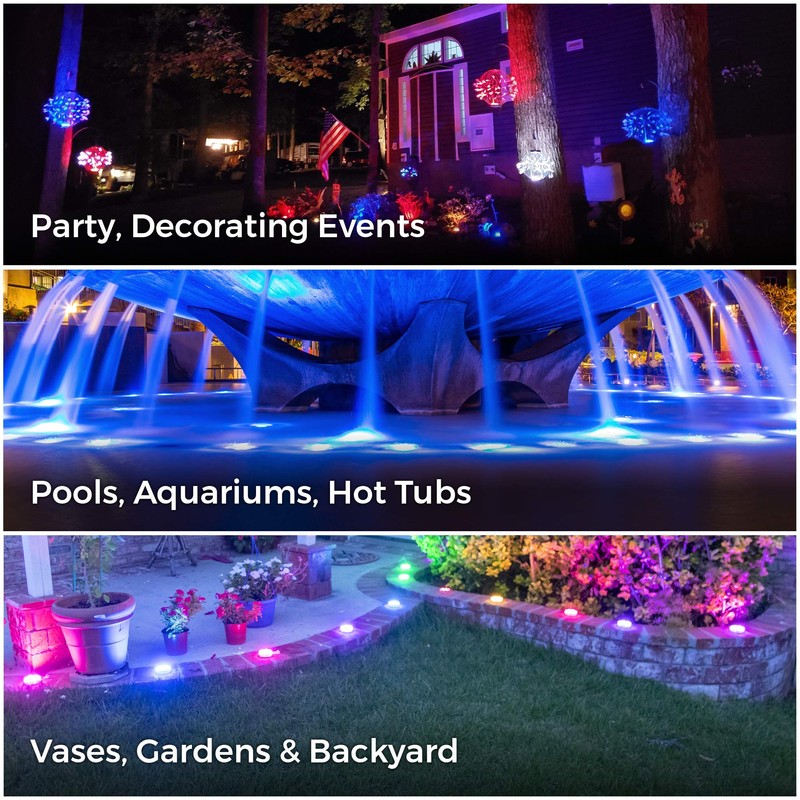 LUMN8 EFX by Boundery - Multicolor Accent Submersible, Waterproof LED