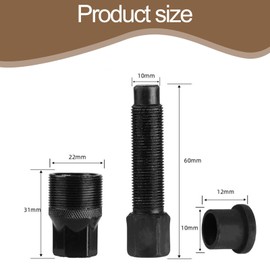 Syylqyr 1 Pcs Bike Crank Removal Tool, Crank Puller Tool for Mountain and Road Bikes, Compact and Durable Design, Ideal for Maintenance and Upgrades