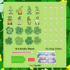 EVECILOO 16-Piece St. Patrick's Day Diamond Keychain Set, 5D DIY