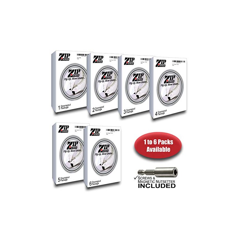 Zip Hinge Downspout Gutter Hinge (1 Pack) | Made in