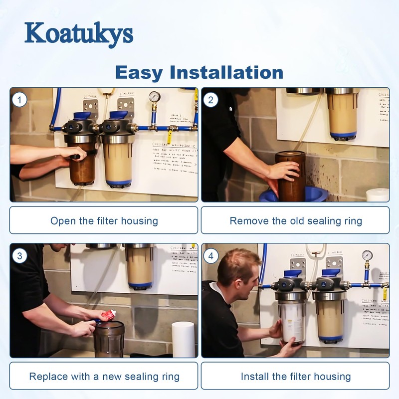 Koatukys 3Pcs OR-250 O-Ring for Culligan Filter Housings