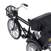 Rickshaw Model Retro Design Decorative Interesting Alloy 3 Wheel Rickshaw