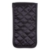 Quilted Satin Soft Eyeglass Case (Pouch), Black Without Front Bow