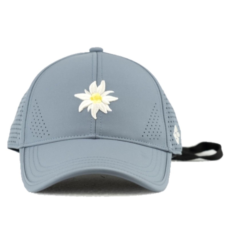 Bavarian Caps Edelweiss Outdoor V2 Grey Blue Curved, grey /