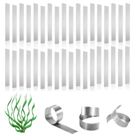 32 PCS Aquarium Plant Weights, Bendable Aquarium Plant Holder Metal Aquatic Plant Anchor Plant Weights for Fish Tank Reinforced Weights for Live Plants