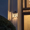 Gama Sonic Polaris Solar Wall Sconce Light, Outdoor Warm White