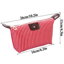 6 PCS Makeup Bags Travel Toiletry Bag Pouch Purse Mini Make Up Bags Zipper Pouch Cosmetic Bag Makeup Bag for Handbag Travel Accessory for Women Girls Travel Essentials