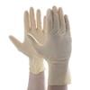 Box of 100 Latex Disposable Gloves Powder Free in Size Medium