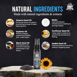 uncle jimmy beard growth oil cool oak