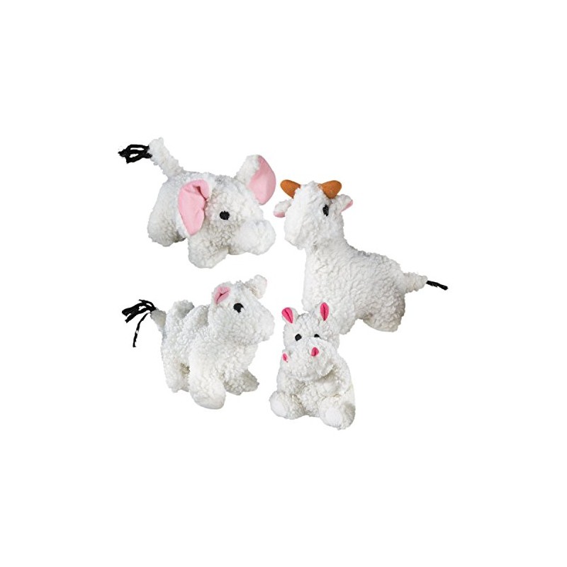Zanies Fleecy Friend Dog Toys, 6" Camel
