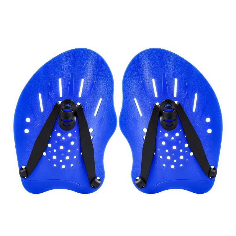 Swim Training Hand Paddles for Adults – Adjustable Silicone Strap