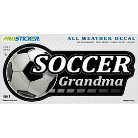1917 Soccer Baseball Volleyball Softball Tennis Basketball Decal Sticker Mom Sports Team Auto Window Sign (Soccer Grandma)