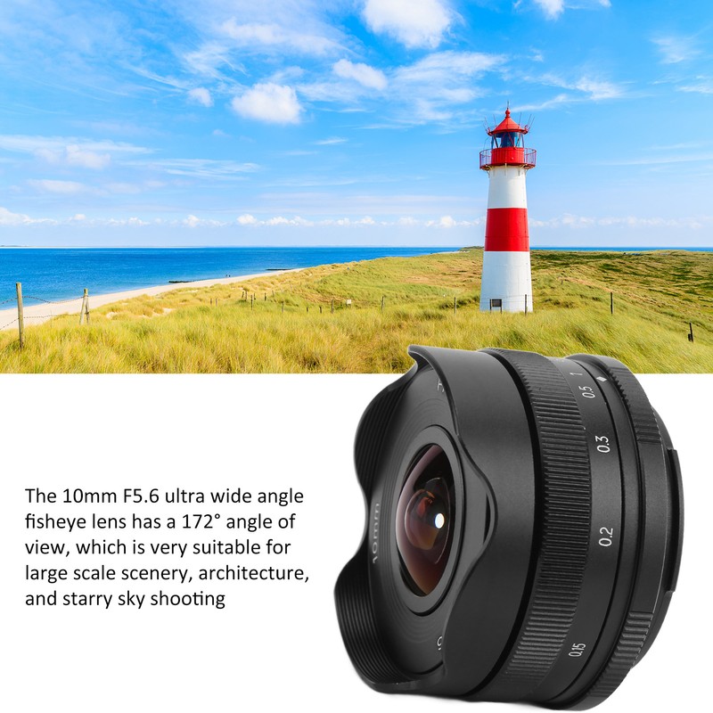 10mm F5.6 NEX Mount Lens Ultra Wide Angle Fisheye Lens